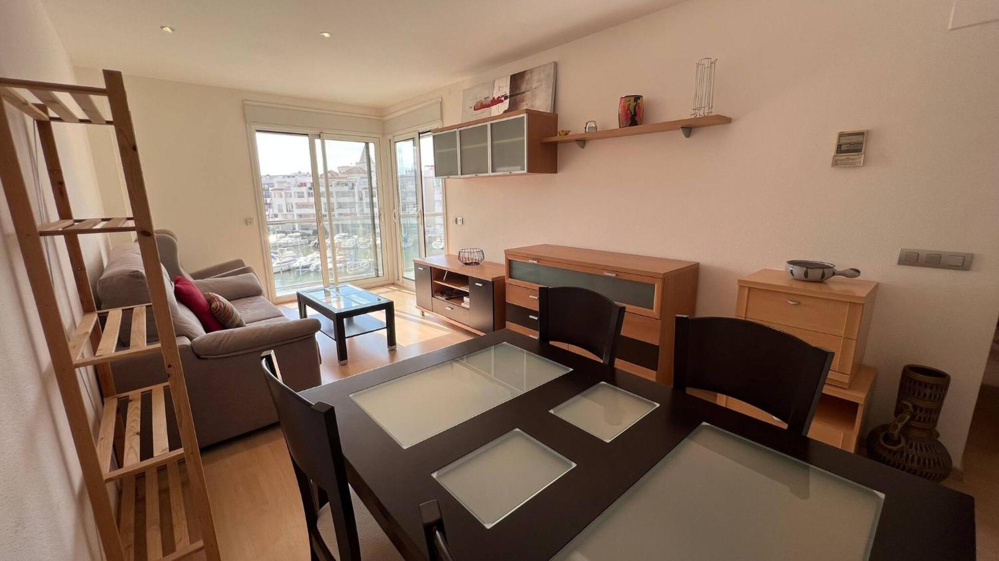 Precioso Piso Con Vista Al Canal Y Piscina En Roses Av-69 Exteriör bild